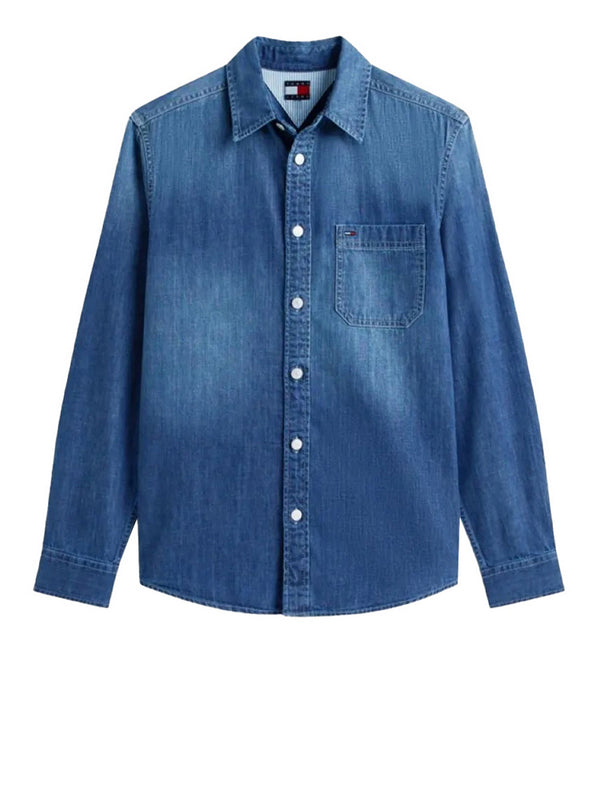 Tommy Jeans Camicia Denim Tommy Hilfiger Regular Fit - Denim