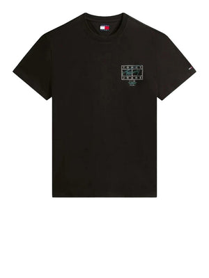 Tommy Jeans T-Shirt Tommy Hilfiger Signature Spray - Nero/Verde