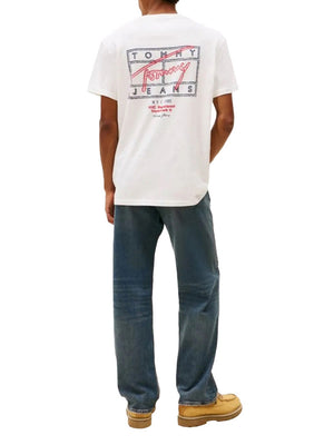 Tommy Jeans T-Shirt Tommy Hilfiger Signature Spray - Bianco/Rosso