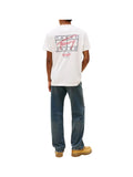 TOMMY JEANS 2USCITA T-Shirt Tommy Hilfiger Signature Spray - Bianco/Rosso