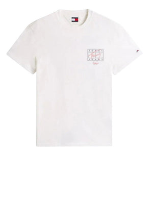 Tommy Jeans T-Shirt Tommy Hilfiger Signature Spray - Bianco/Rosso