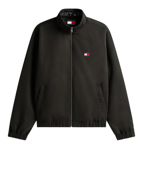 Tommy Jeans Giacca Tommy Jeans Idrorepellente Con Zip E Logo Nero