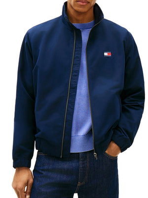 Tommy Jeans Giacca Tommy Jeans Idrorepellente Con Zip E Logo Navy