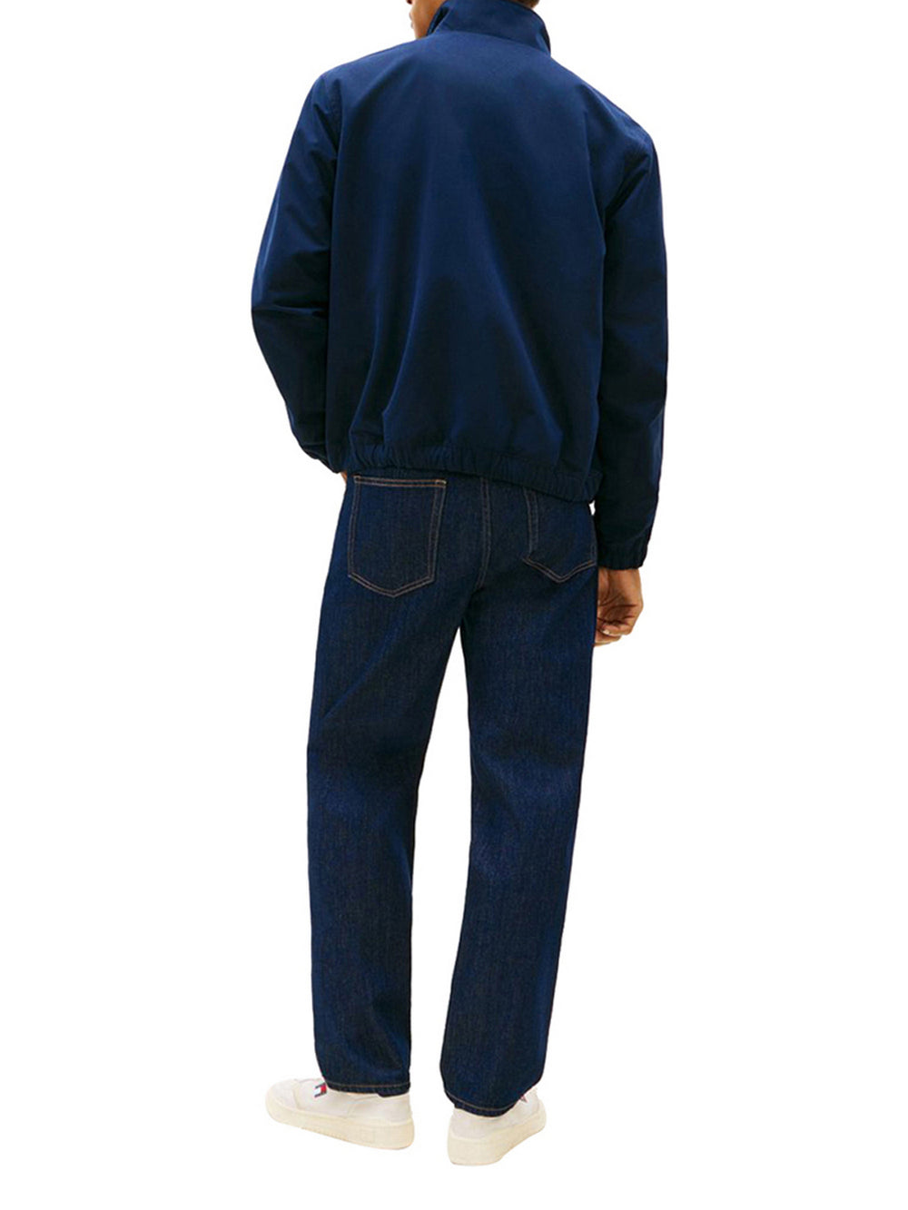 Tommy Jeans Giacca Tommy Jeans Idrorepellente Con Zip E Logo Navy