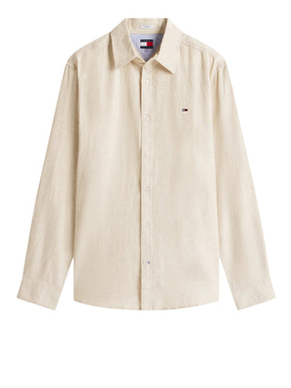 TOMMY JEANS 2USCITA Camicia Tommy Jeans Tjm Reg Linen Blend - Avorio