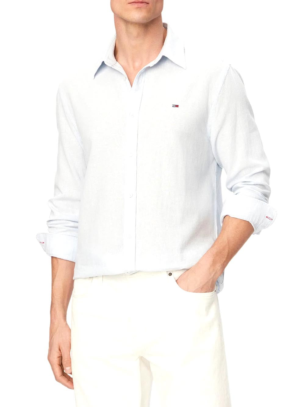 TOMMY JEANS 2USCITA Tommy Hilfiger Camicia Regular Fit - Azzurro chiaro