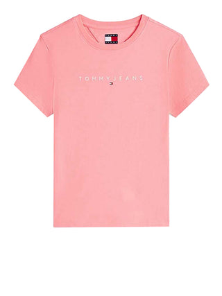 TOMMY JEANS 2USCITA T-Shirt Tommy Jeans Slim Linear Tee - Blush