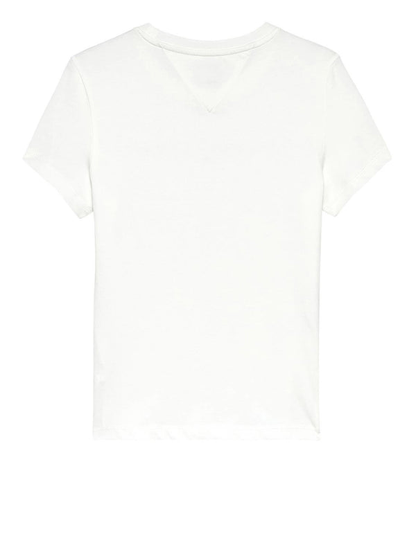 TOMMY JEANS 2USCITA T-Shirt Tommy Jeans Slim Linear Tee - Ecru