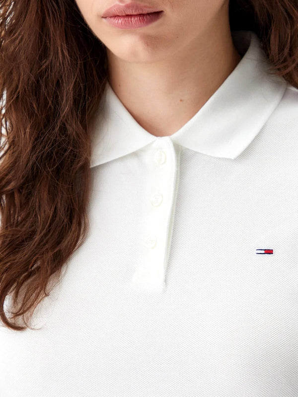 TOMMY JEANS 2USCITA Polo Tommy Jeans Slim Essential - Ecru