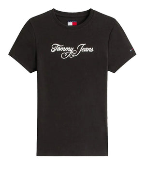 Tommy Jeans T-Shirt Tommy Hilfiger Essential Slim Logo - Nero