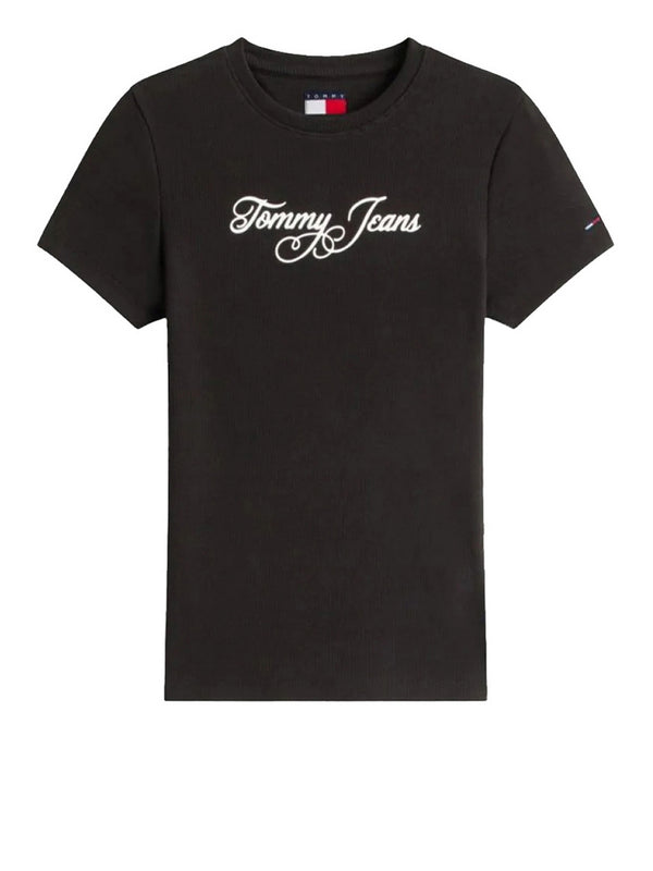 Tommy Jeans T-Shirt Tommy Hilfiger Essential Slim Logo - Nero