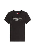TOMMY JEANS 2USCITA T-Shirt Tommy Hilfiger Essential Slim Logo - Nero