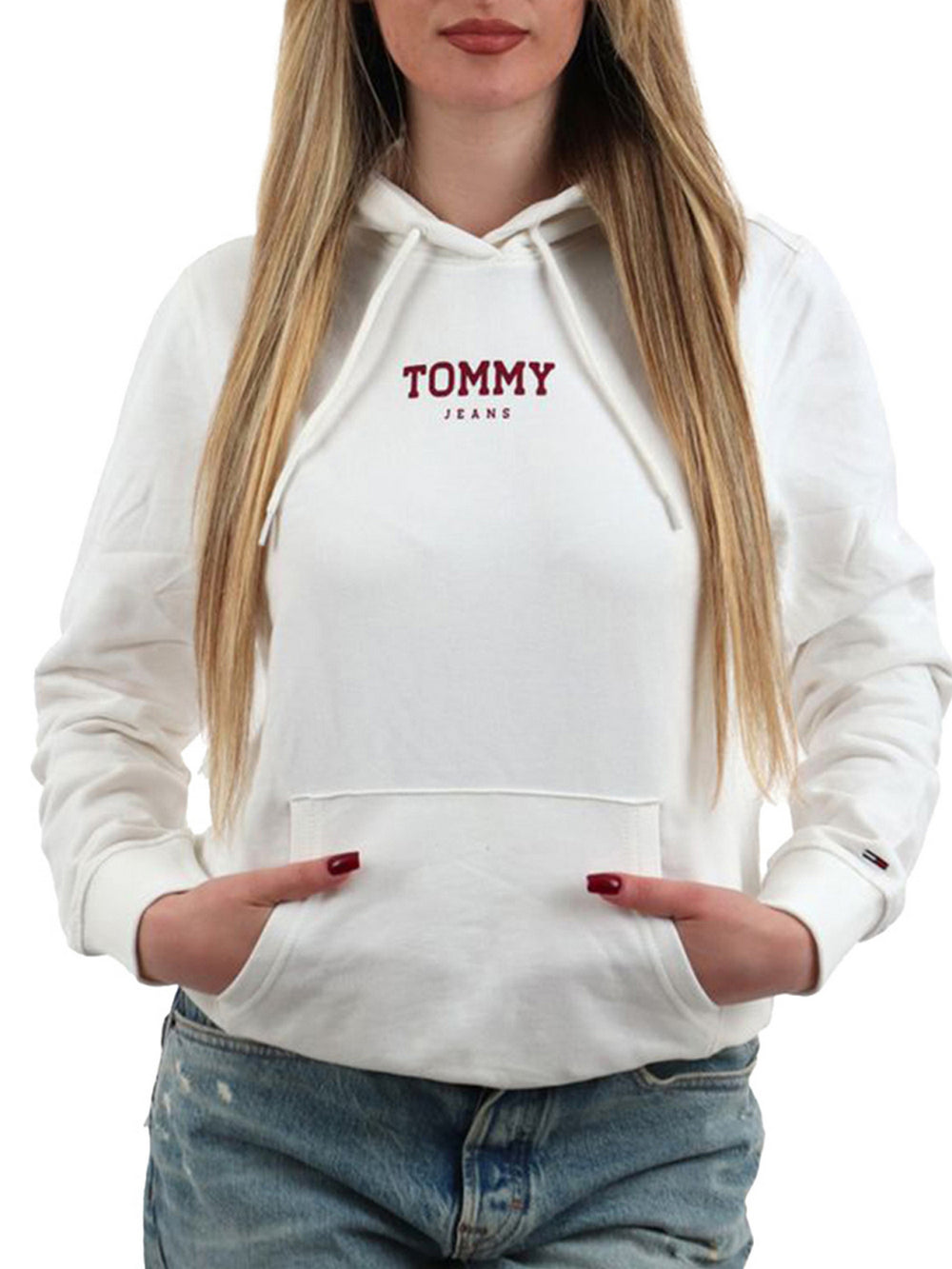 Tommy Jeans Felpa Tommy Hilfiger - Bianco