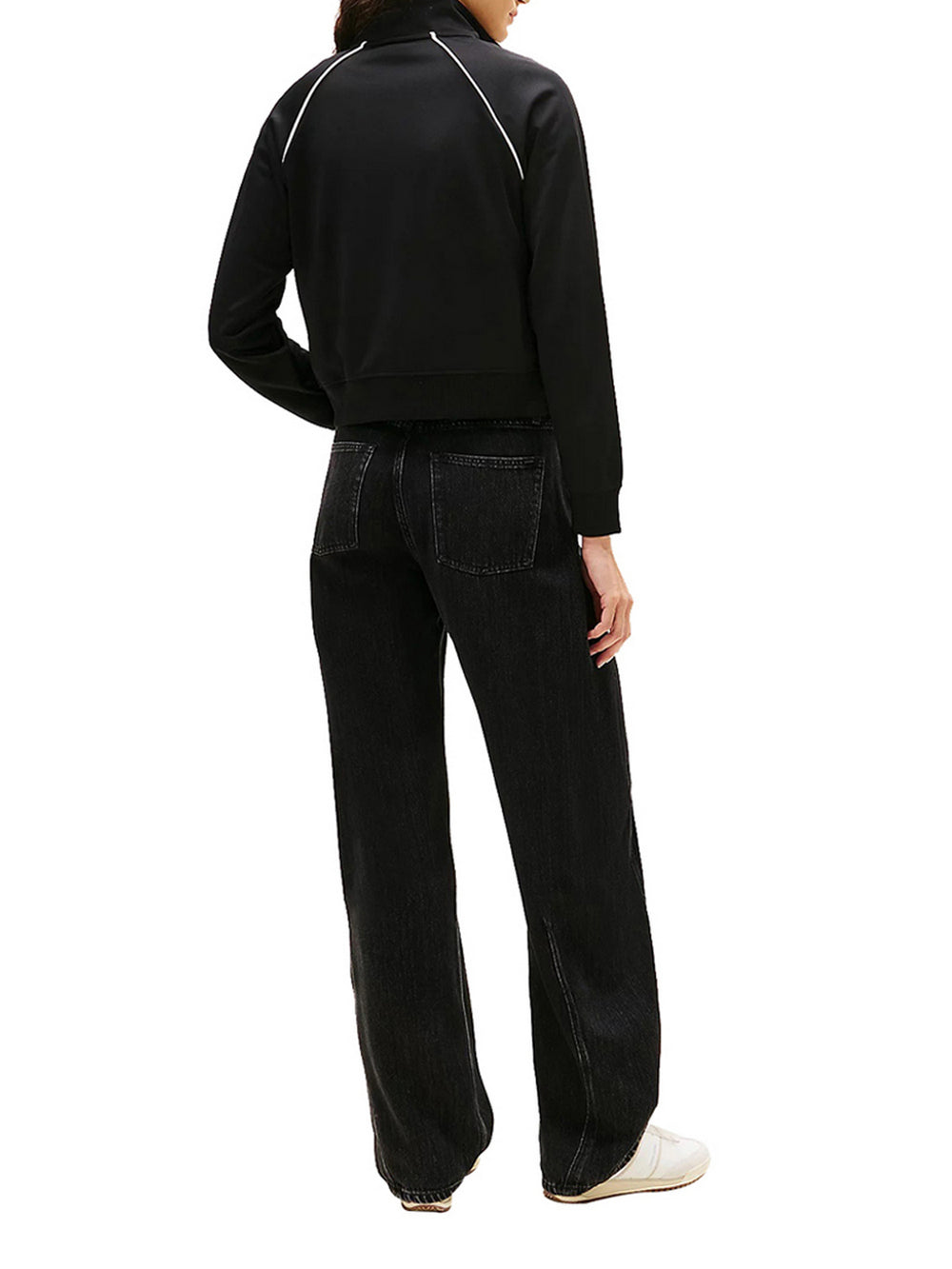 Tommy Jeans Giacca Sportiva Tommy Hilfiger Badge Track - Nero