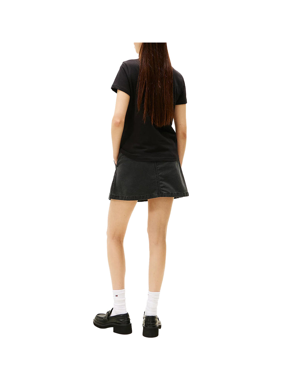 TOMMY JEANS 2USCITA Tommy Hilfiger Tjw Regular Party Flag Nero
