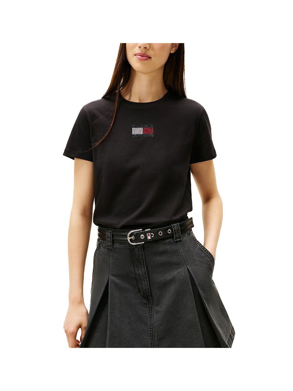 Tommy Jeans Tommy Hilfiger Tjw Regular Party Flag Nero
