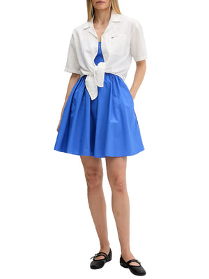 TOMMY JEANS 2USCITA Camicia Tommy Jeans Tjw Tie Front Linen - Bianco