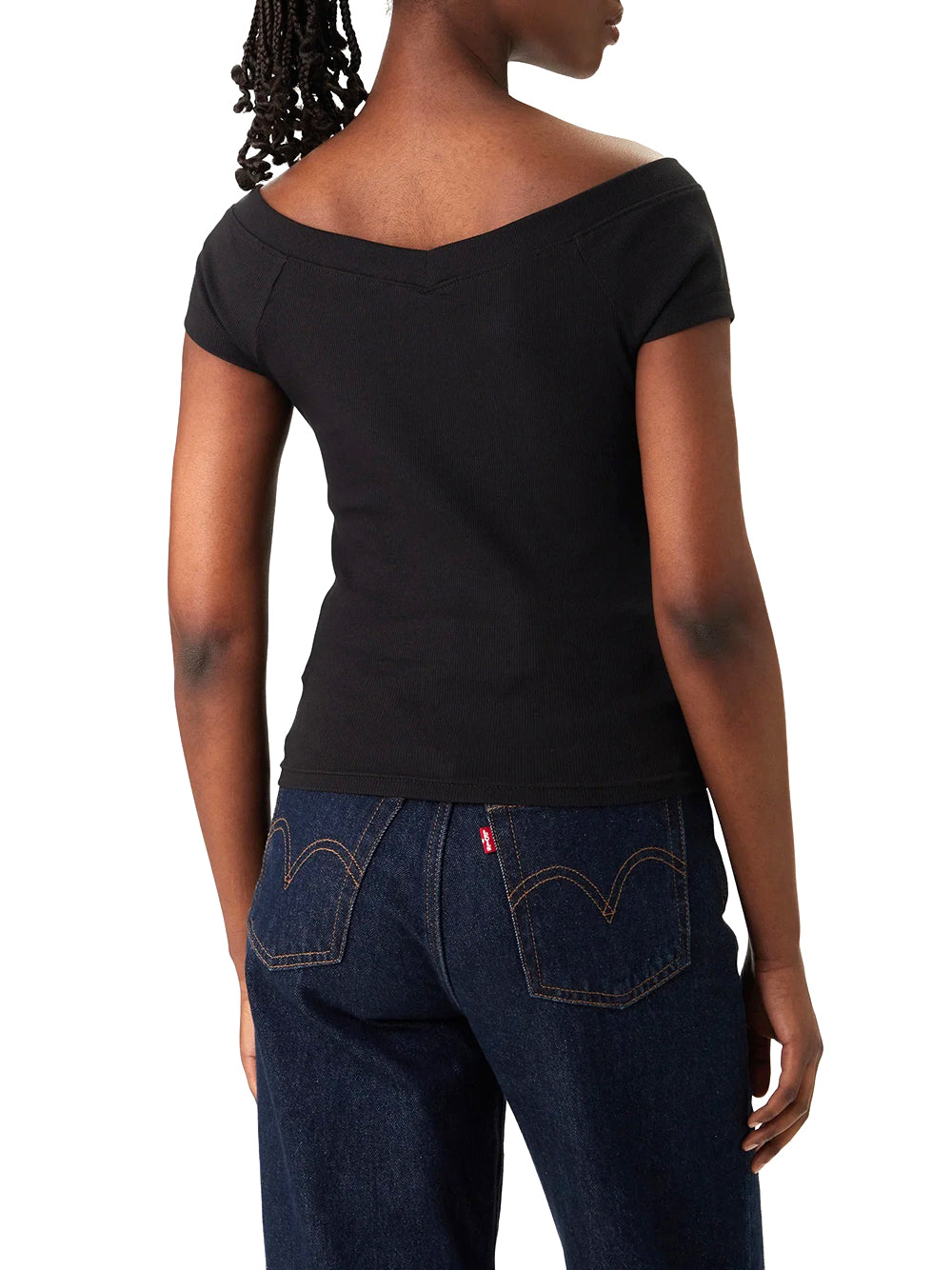 TOMMY JEANS 2USCITA Blusa Tommy Jeans Slim Fit Off Shoulde - Nero