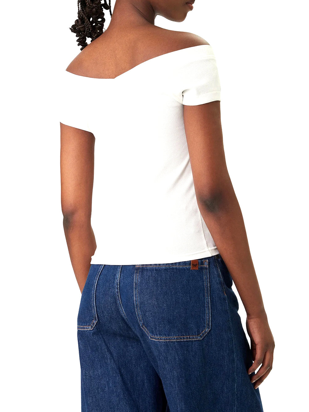 TOMMY JEANS 2USCITA Blusa Tommy Jeans Slim Fit Off Shoulde - Ecru