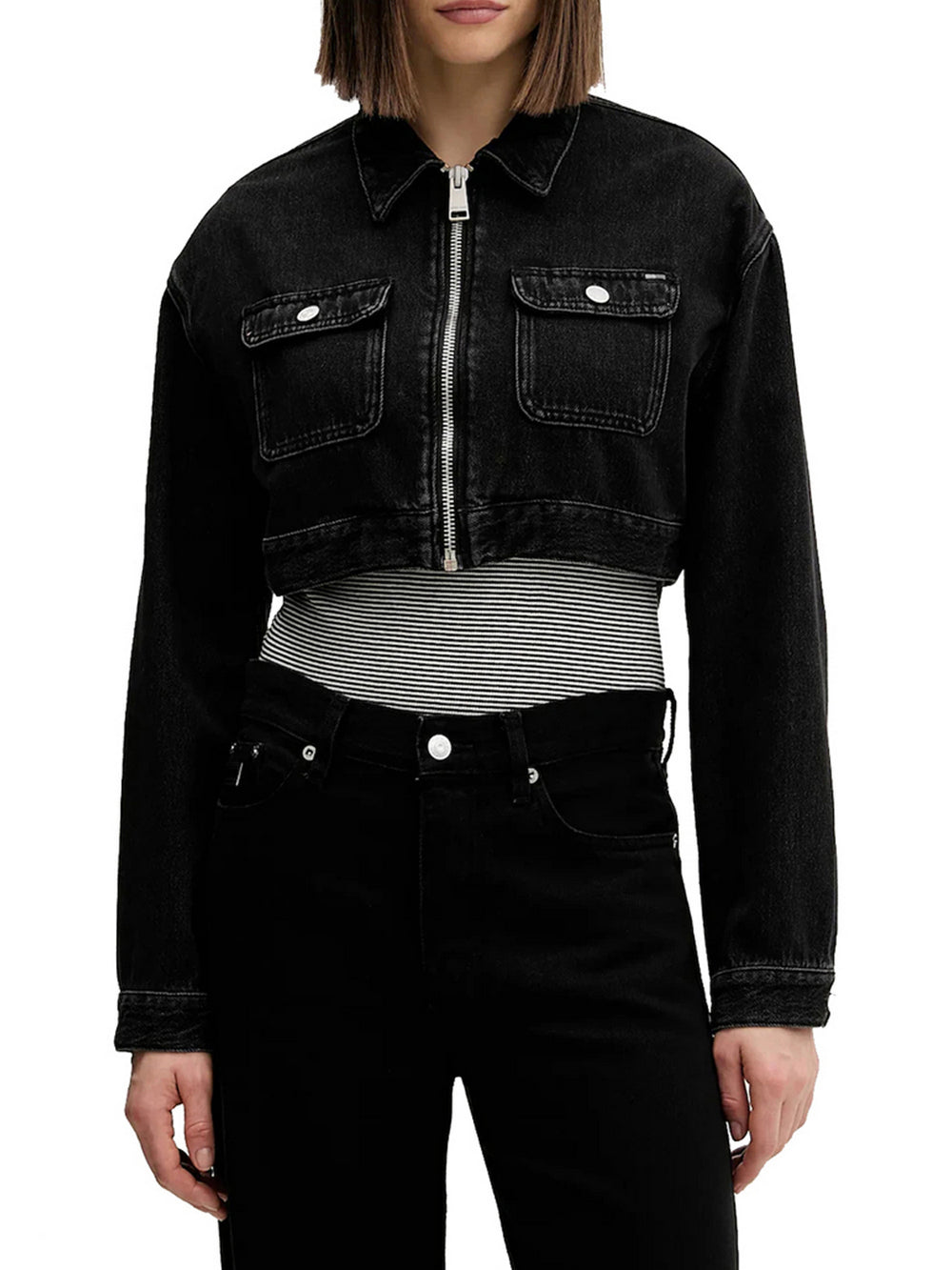 Tommy Jeans Giacca Di Jeans Tommy Hilfiger - Nero Denim