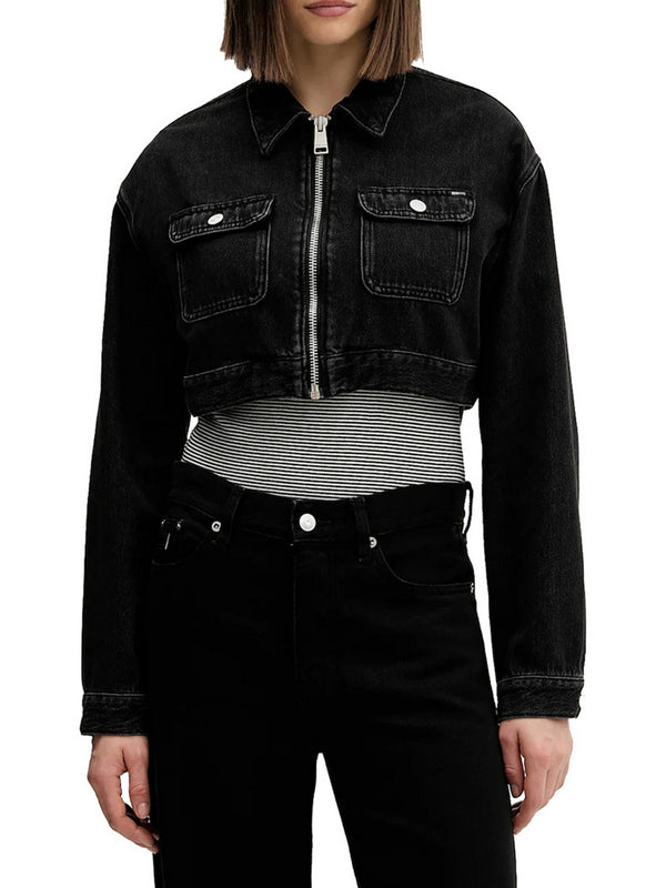 Tommy Jeans Giacca Di Jeans Tommy Hilfiger - Nero Denim