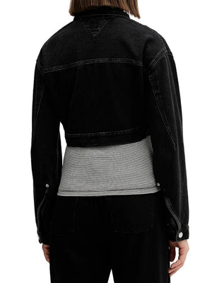 Tommy Jeans Giacca Di Jeans Tommy Hilfiger - Nero Denim