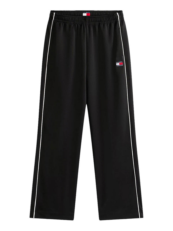 Tommy Jeans Pantatuta Tommy Hilfiger Relaxed Fit In Maglia Con Distintivo - Nero
