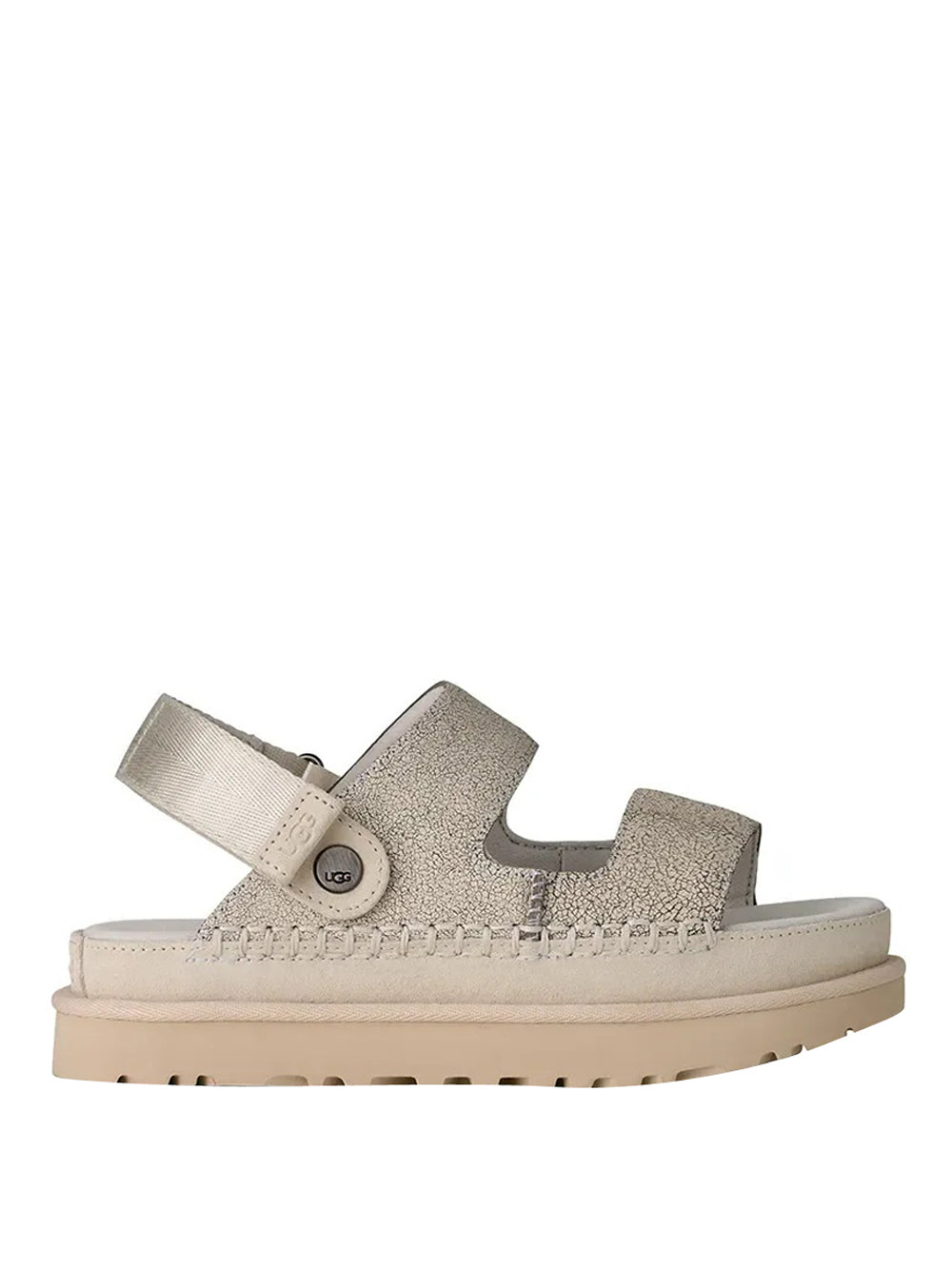 UGG Sandalo Basso Ugg Goldenstar Crackle Glide - Beige