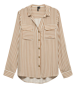 VERO MODA STC Camicia Vero Moda Vmbumpy - Bianco/Beige