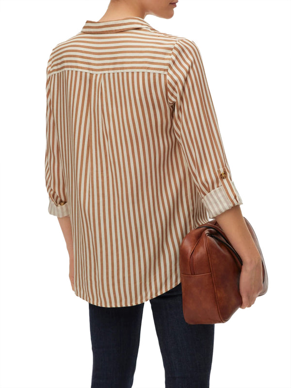 VERO MODA STC Camicia Vero Moda Vmbumpy - Bianco/Beige