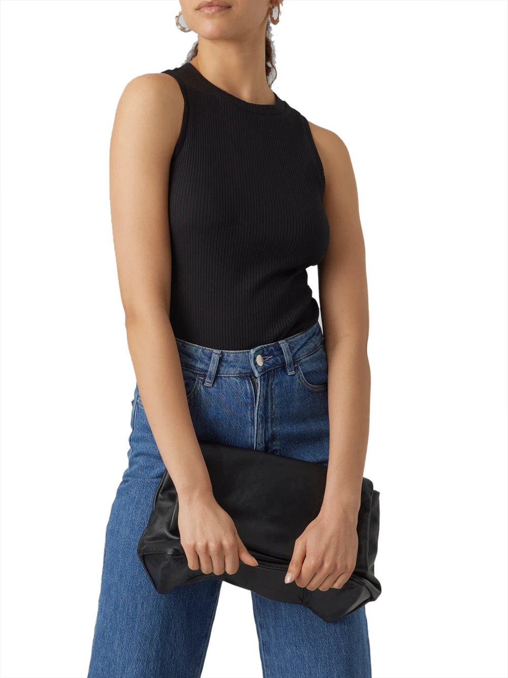 VERO MODA STC Canotta Vero Moda Awlavander - Nero