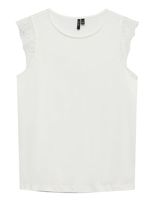 VERO MODA STC Canotta Vera Moda Vmemily - Bianco