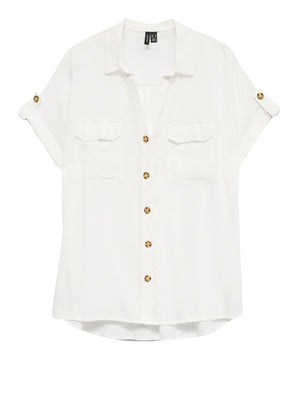 VERO MODA STC Camicia Vero Moda Vmbumpy - Bianco