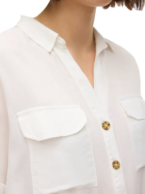 VERO MODA STC Camicia Vero Moda Vmbumpy - Bianco