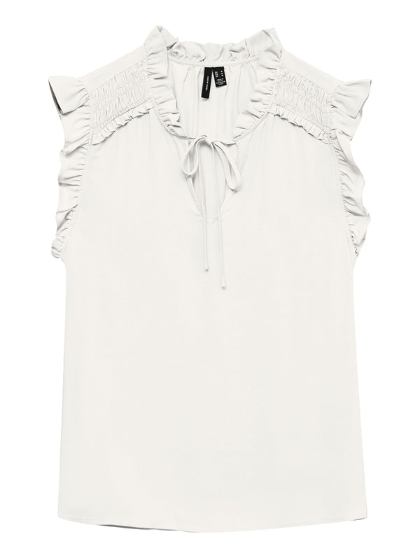 VERO MODA STC Canotta Vera Moda Vmalba - Bianco