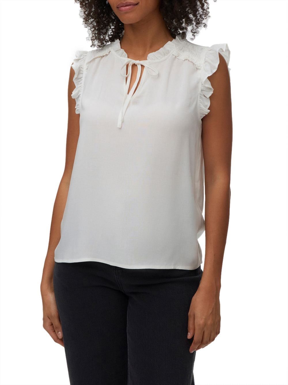 VERO MODA STC Canotta Vera Moda Vmalba - Bianco