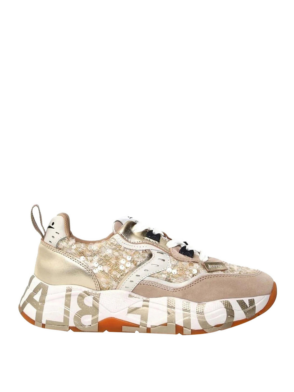 Voilé Blanche Sneakers Voilé Blanche Club 105 - Beige/Oro
