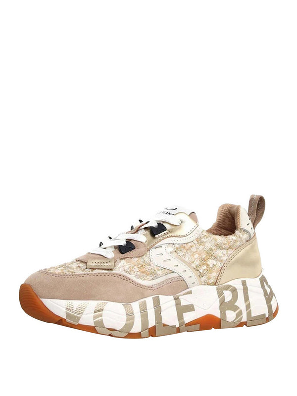 Voilé Blanche Sneakers Voilé Blanche Club 105 - Beige/Oro