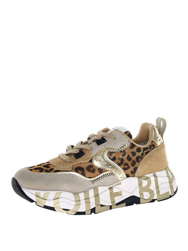 Voilé Blanche Sneakers Voilé Blanche Club 105 Mesh - Leopardato