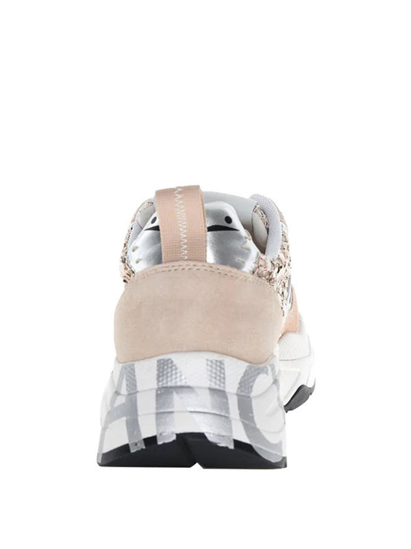 Voilé Blanche Sneakers Voilé Blanche Club 105 Mesh - Rosa/Argento
