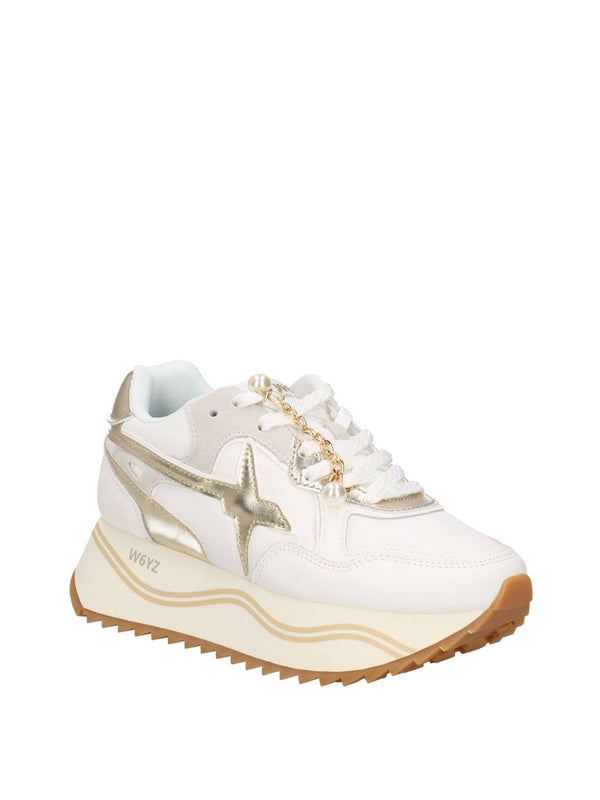 W6YZ Sneakers W6yz Deva - Bianco Arancio