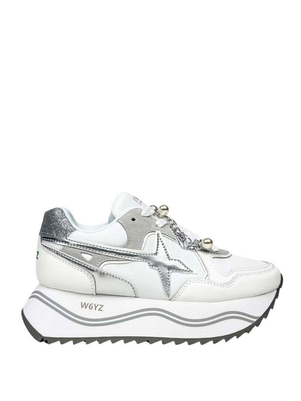 W6YZ Sneakers Deva W6yz - Bianco Argento
