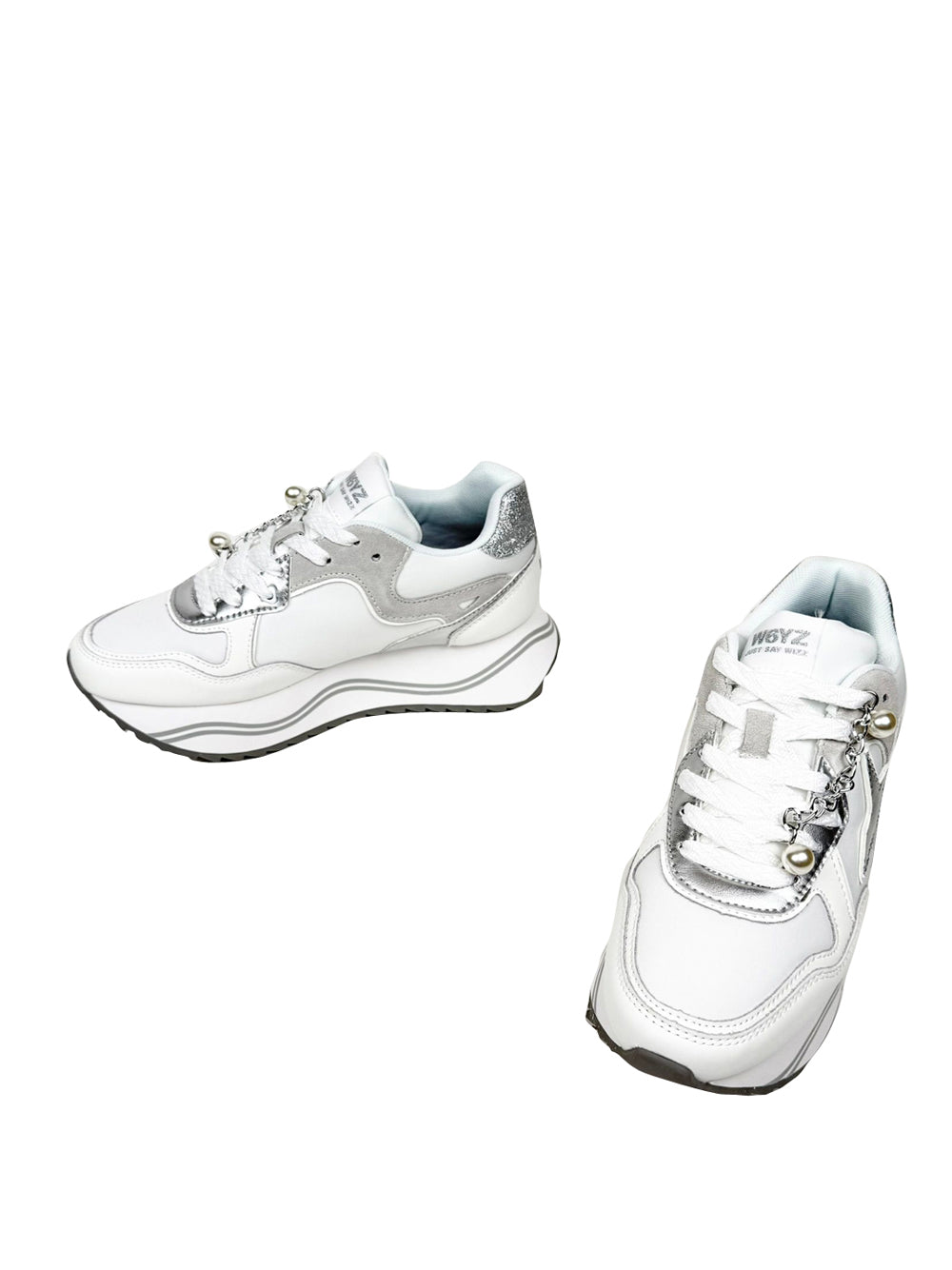 W6YZ Sneakers Deva W6yz - Bianco Argento