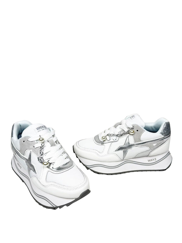 W6YZ Sneakers Deva W6yz - Bianco Argento