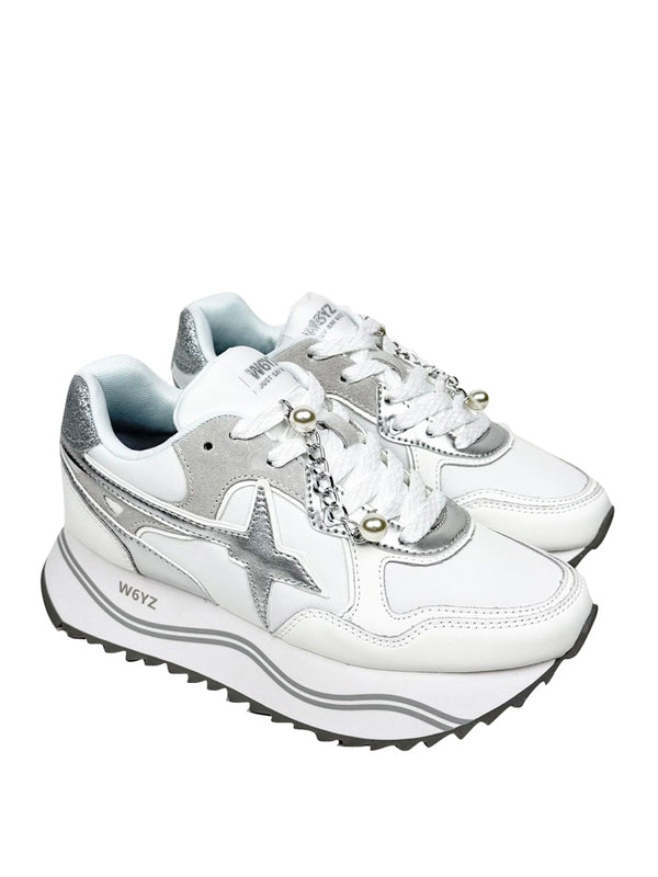 W6YZ Sneakers Deva W6yz - Bianco Argento