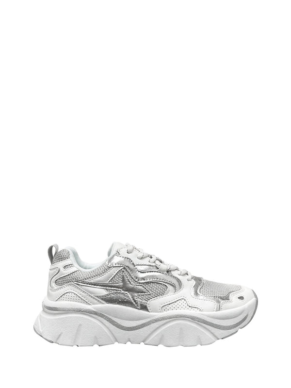 W6yz Sneakers W6yz Mia-W - Bianco/Argento