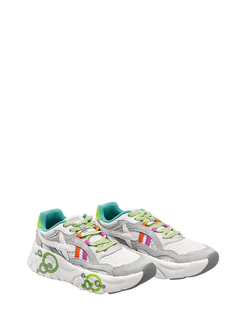 W6yz Sneakers W6yz Ida-W Calf/Tech - Multi