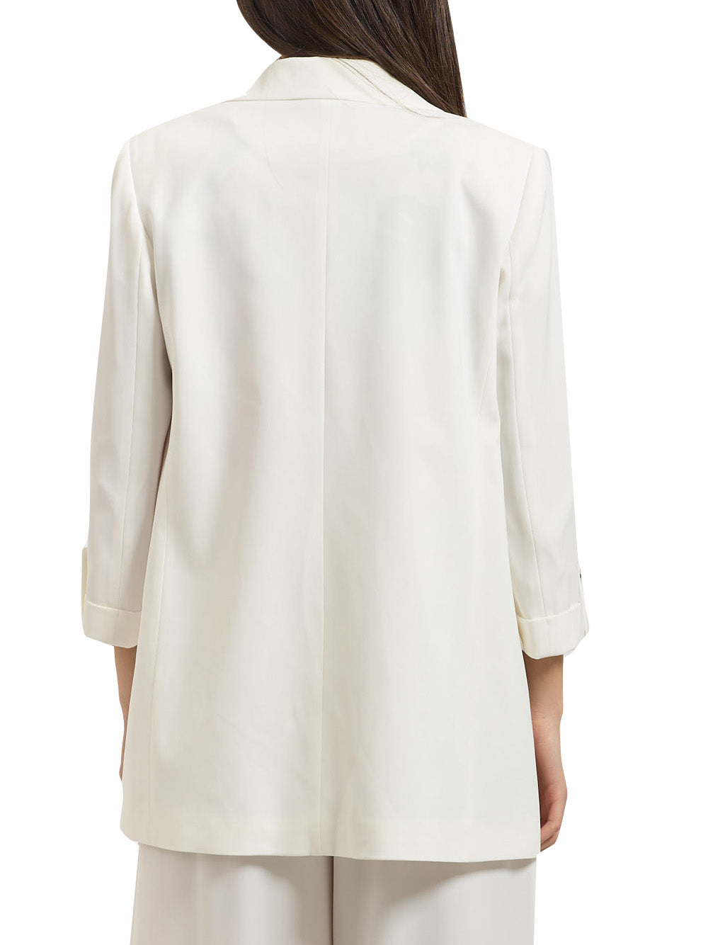 YES ZEE Blazer Yes Zee Con Manica A 3/4 - Bianco