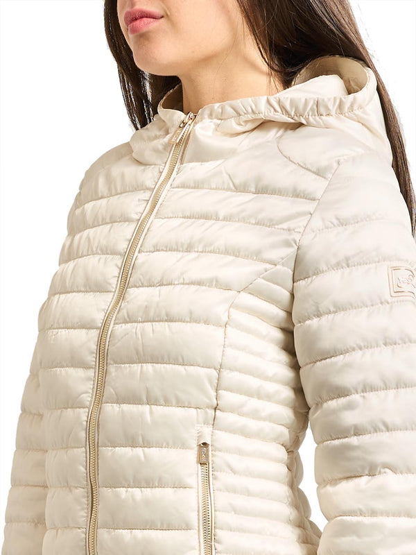 YES ZEE Giubbino Trapuntato Con Cappuccio Yes Zee - Beige