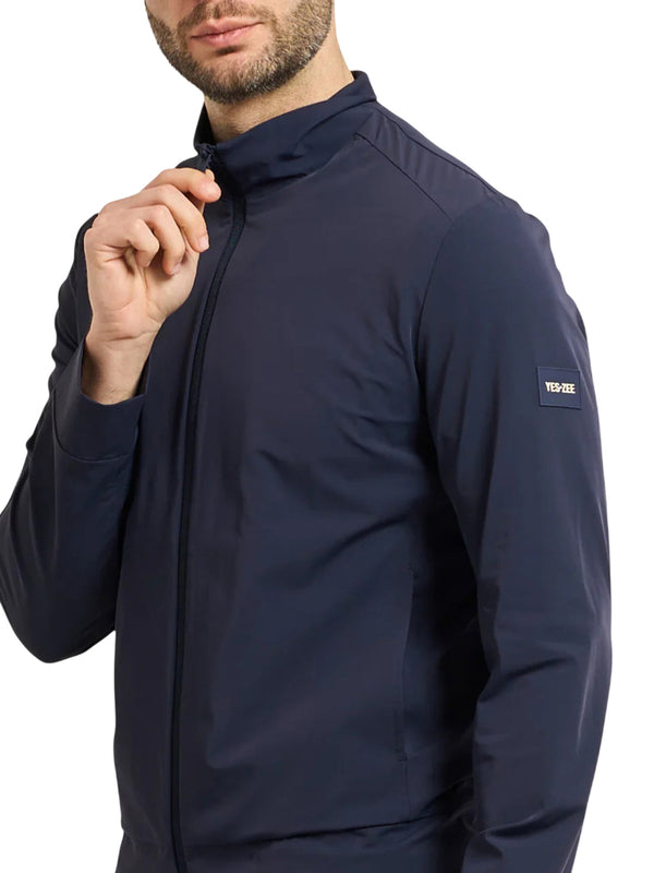 YES ZEE Giacca Yes Zee In Tessuto Tecnico - Blu